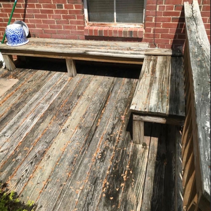 Before - New Deck Boards