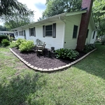 Mulching and Retaining Wall