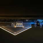 Beautiful warm white aqua blue design
