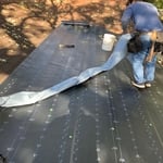 Cap sheet lay