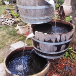 Wine Barrell Water Falls