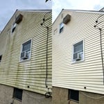 Vinyl siding softwashing, NOT pressure washing