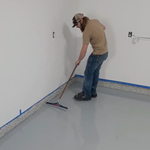 epoxy flake garage floor