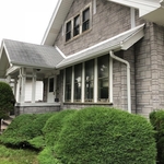 Before front of the house