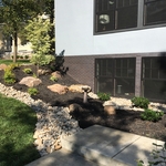 mixed texture slope landscape