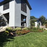 front stair landscape