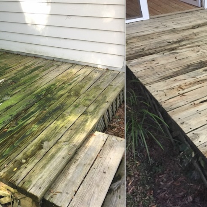 Deck cleaning