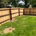 Cedar fence