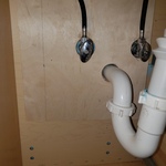 Bathroom vanity repair .