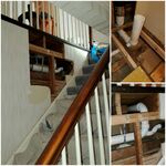main stack repair through living room to basement