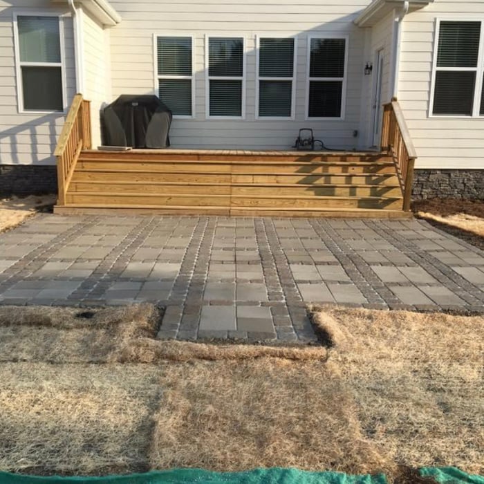Paver patio