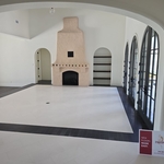 Family room in Limestone and basalt borders