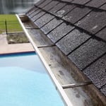 Spotless, cleaned out gutter! Worry free.