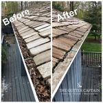 Gutter Cleaning - Before and After