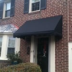 Welded Frame Fabric door awning