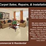 Carpet Sales Repairs and Installation