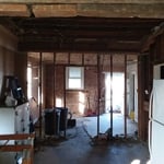 Kitchen view - demo phase