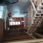 Stairway Rebuild - During rebuild