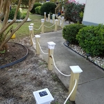4x4 posts with solar lights