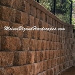 Retaining wall on Creek