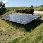 22 kW solar groundmount