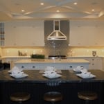 White Kitchen with Island