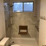 Walk-In With Fold Up Bench