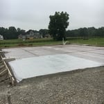 Pad for a Steel Building