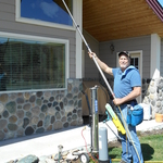 Gene With His Second Story Ext. Water Fed Pole