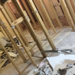 Drywall Stripped for Remodel