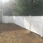Vinyl Fence Installation - Side