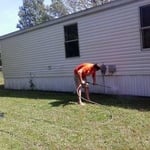 Pressure washing