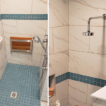 Shower Seat and Head