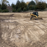 10 foot cut for a new building.