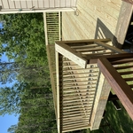 Deck before staining