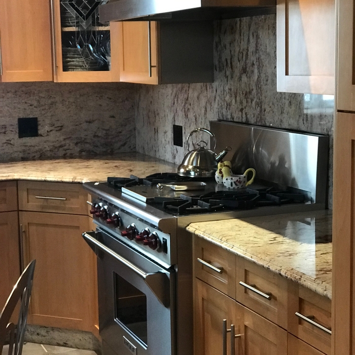 Kitchen Range Granite Countertop