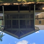 Porch staining