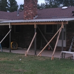 Lean-to tie in