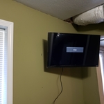 Full Motion TV mount install