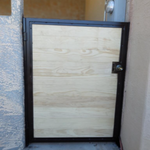 Wood and metal extior