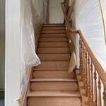 Sanding staircase