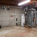Etching concrete