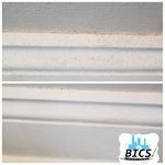 Baseboards before and after