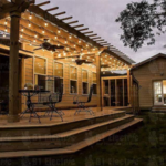 Outdoor lighting and outdoor 100A electric service