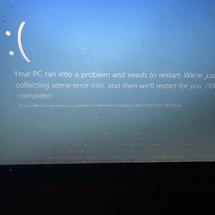 Blue Screen of Death