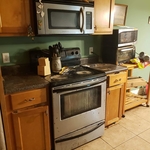 Kitchen before cleaning