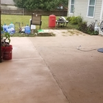 Back patio after pic