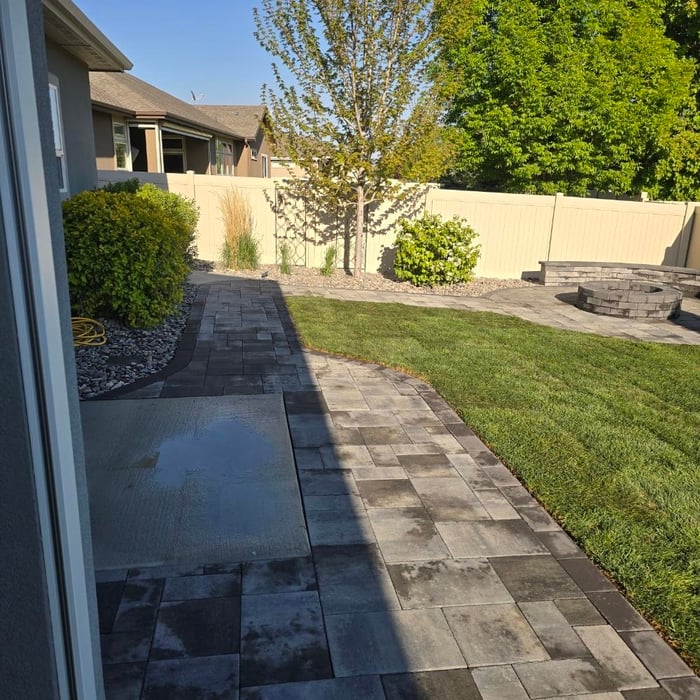 paver patio install
