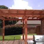 Cedar Pergola in Tyler, TX
