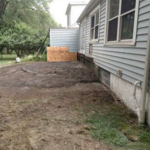 After Concrete Porch Demolition